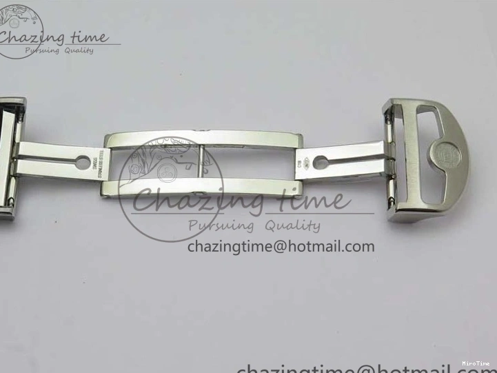 MIROTIME 0413 Original Portuguese IW358304 ZF 1:1 Best Edition SS White Dial RG Markers on Leather Strap A 7077